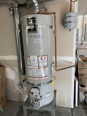 40 gallon Bradford white Water heater