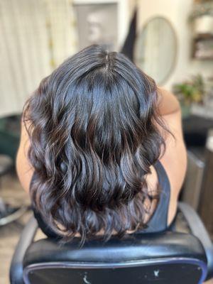 Brunette balayage