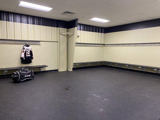 The renovated locker rooms awesome locker rooms to get dressed in