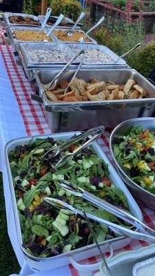 Catering Buffet / On-site BBQ and Delivery options available