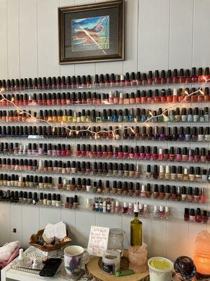 A zillion nail colors