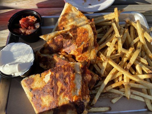 Brisket quesadilla