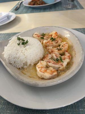 Crevettes ail citron - lemon shrimp