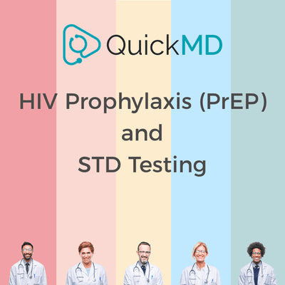 Get PrEP sent to your local pharmacy and get STD testing done at any Quest location.