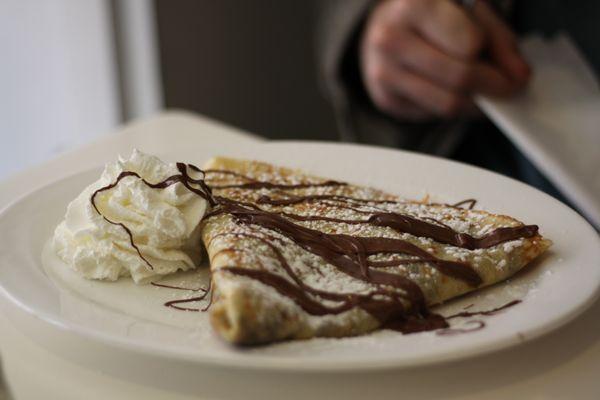 Nutella and Oreos crepe