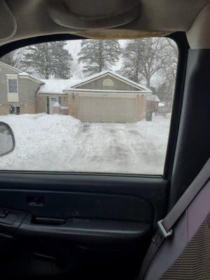 Residential snow removal.