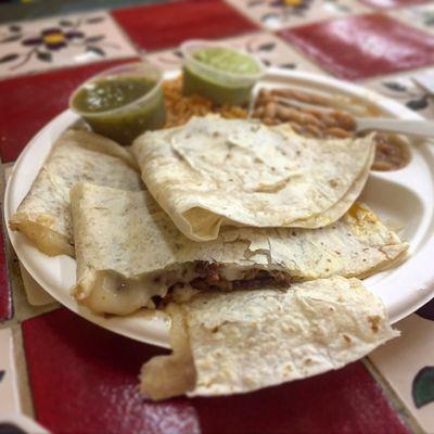 Carne Asada Quesadilla -- DECENT