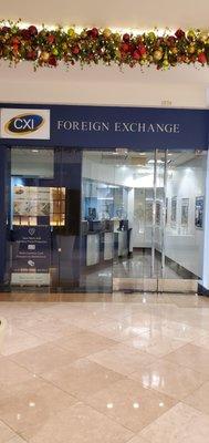 Currency Exchange International at South Coast Plaza in Costa Mesa, CA