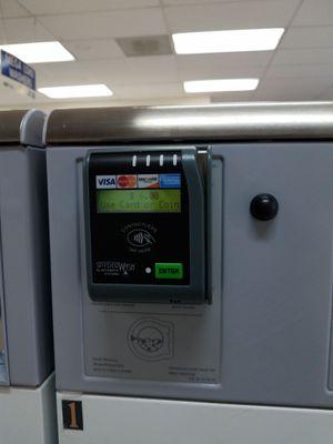 Now some of the machines take credit cards