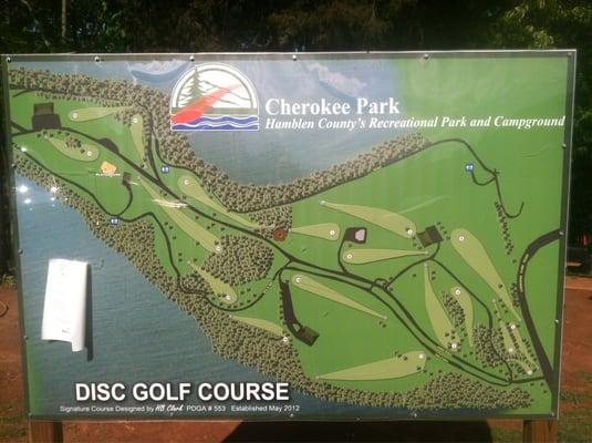 Disc Golf Course Map