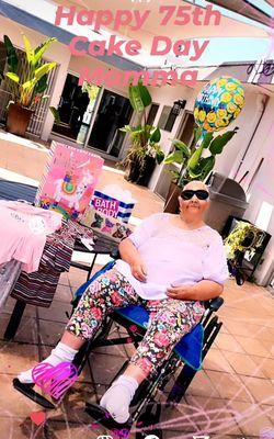 My Butterfly on her 75th Birthday the @ country villa Belmont