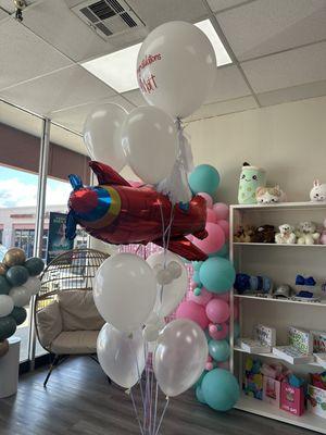 Balloon helium bouquet