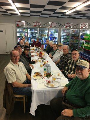 Lake Gaston Striper Club Breakfast Dec 15,2021 Great Breakfast and Service