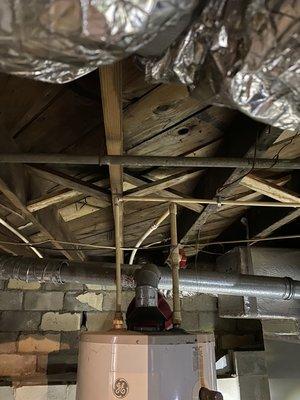 Various pictures from inspections from rooftops To crawl space. We've got you covered.