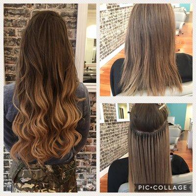 Hair extensions by Rosie