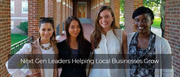 Mutual mentoring that pairs future leaders with local businesses in one year of upskilling.