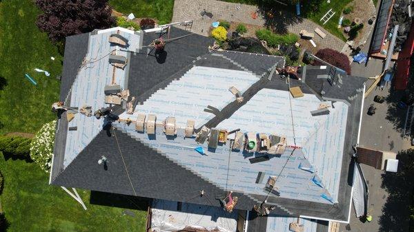 Start installing new CertainTeed Landmark Pro shingle