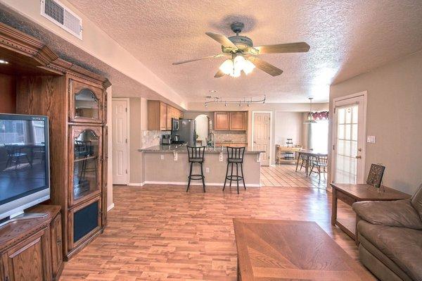 Find new homes for sale in Albuquerque with a large kitchen.