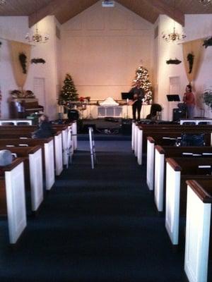 Day after Christmas worship practice