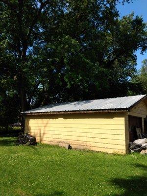 A metal roof that I put on.