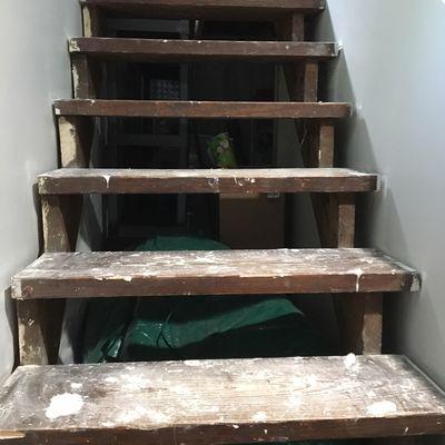 Replacing basement stairs