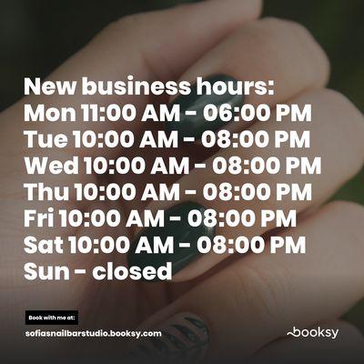 Business Hours!