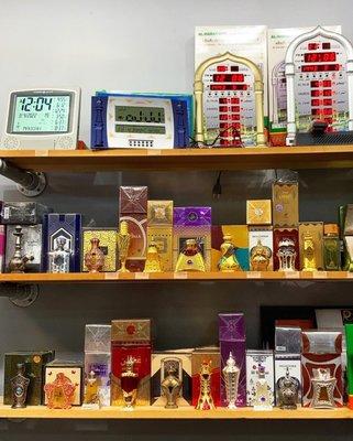 Attar collection and Azan clocks