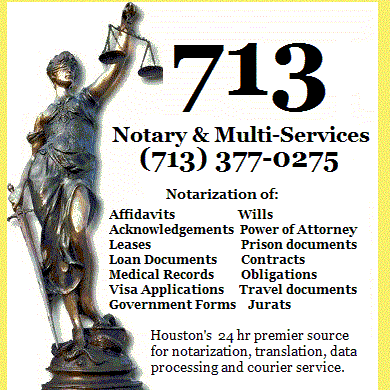 713 Notary & Multi-Services 77099