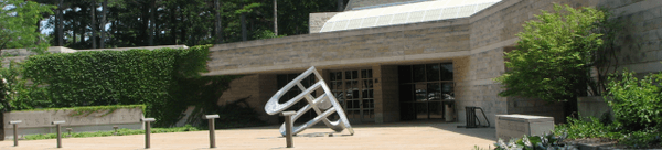 The entrance to NMC's Dennos Museum Center