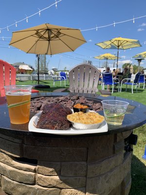 BBQ Ribs + Mac & Cheese + Beans