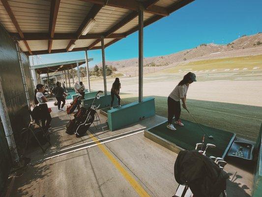 Coaching El Camino Girls Golf team