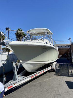 New 30' sailfish purchase with joe & tim. What a upgrade!