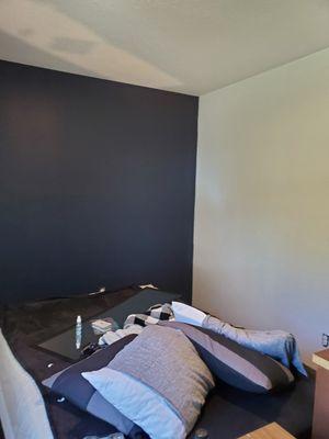 Interior painting after