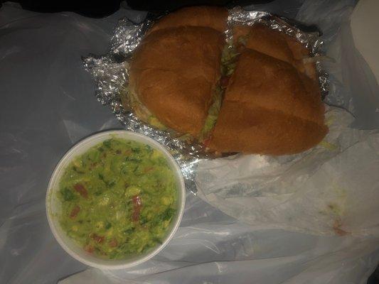 The Aguacate Torta And Guacamole