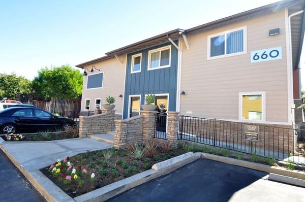 Village Grove Apartments in Escondido, CA  Exterior.