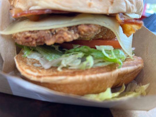 Almost a $10 meal and you get a small chicken patty. Truly WoW......