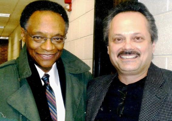 Greg with world renowned pianist Ramsey Lewis