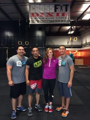 Fitlab and LAX at Crossfit Dixie