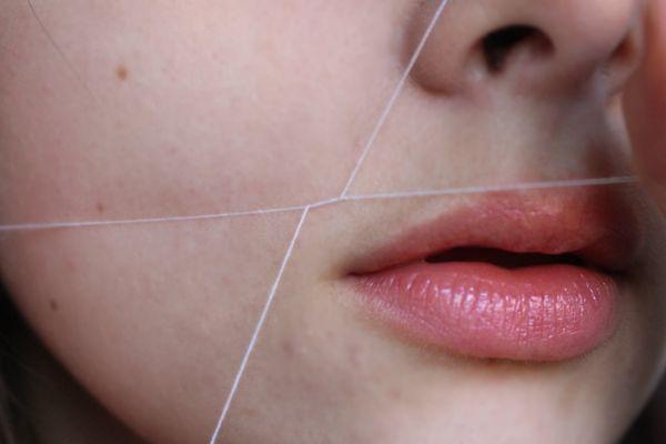 Painless Upper-lip Threading provided with detailed clean up.