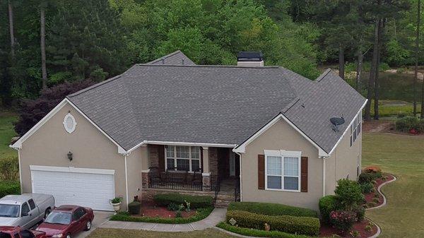 Roof installation.