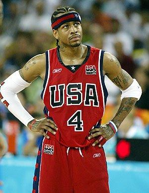 One of the most famous to ever wear the 76ers uniform- Allen Iverson