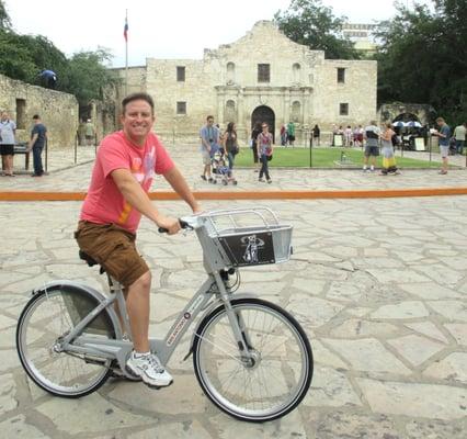 I found Pee Wee Herman's bike in the basement of the Alamo.