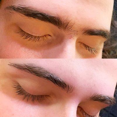 Men's brow cleanup