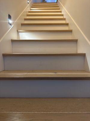 No more shoe marks on the white parts of stairs!!