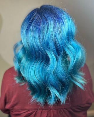 Blue hair