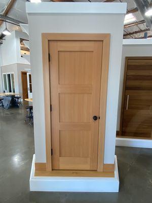 Finest selection of quality natural wood custom and stock doors.