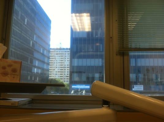 View from the patient's seat