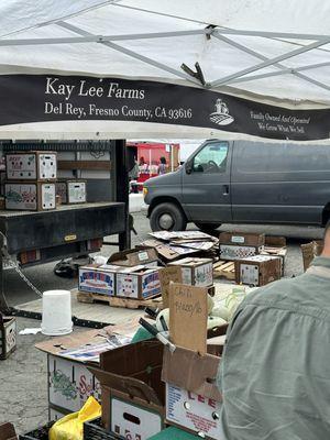 Kay Lee Farms of Del Ray at the Stonestown Farmers Market San Francisco