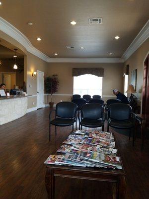 Lobby waiting area.