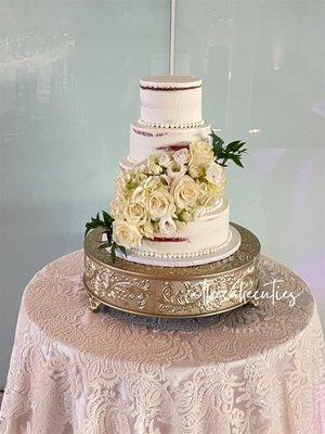 Semi Naked Wedding Cake